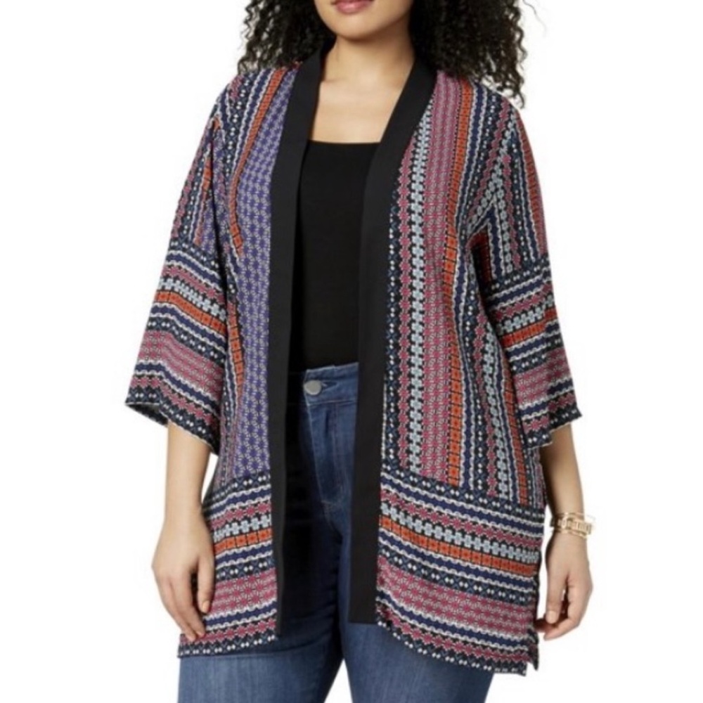 Studio Works Multicolor Striped Cardigan